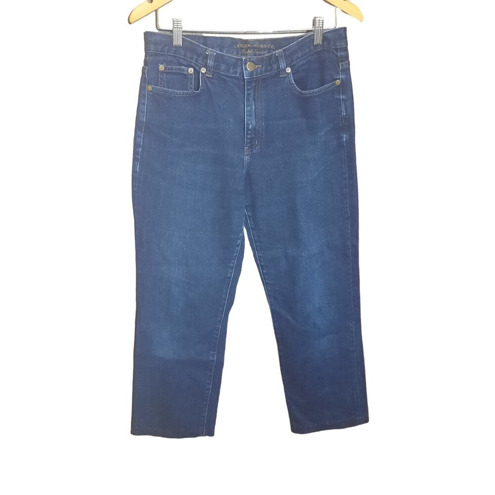 Lauren Jeans Co Ralph Lauren Womens Classic Straight Jeans Size 10
